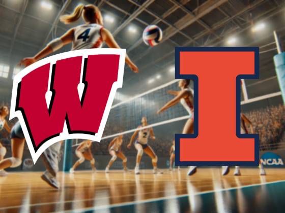 Wisconsin Badgers at Illinois Fighting Illini Womens Volleyball