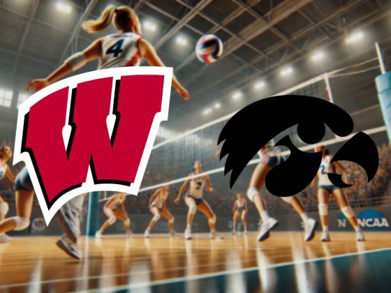 Wisconsin Badgers at Iowa Hawkeyes Womens Volleyball