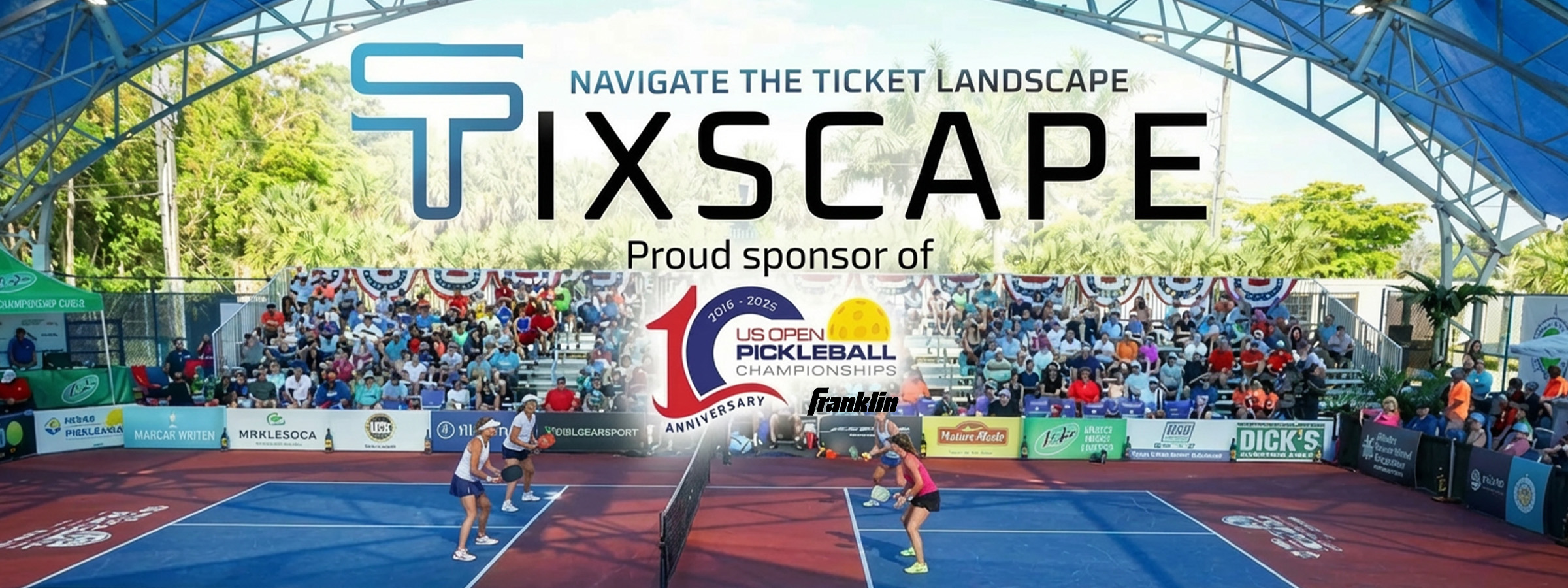 TixScape — Proud Sponsor of the U.S. Open Pickleball Championships
